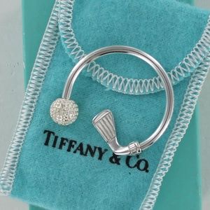 New Tiffany Cosilver Golf Ball Club Key 